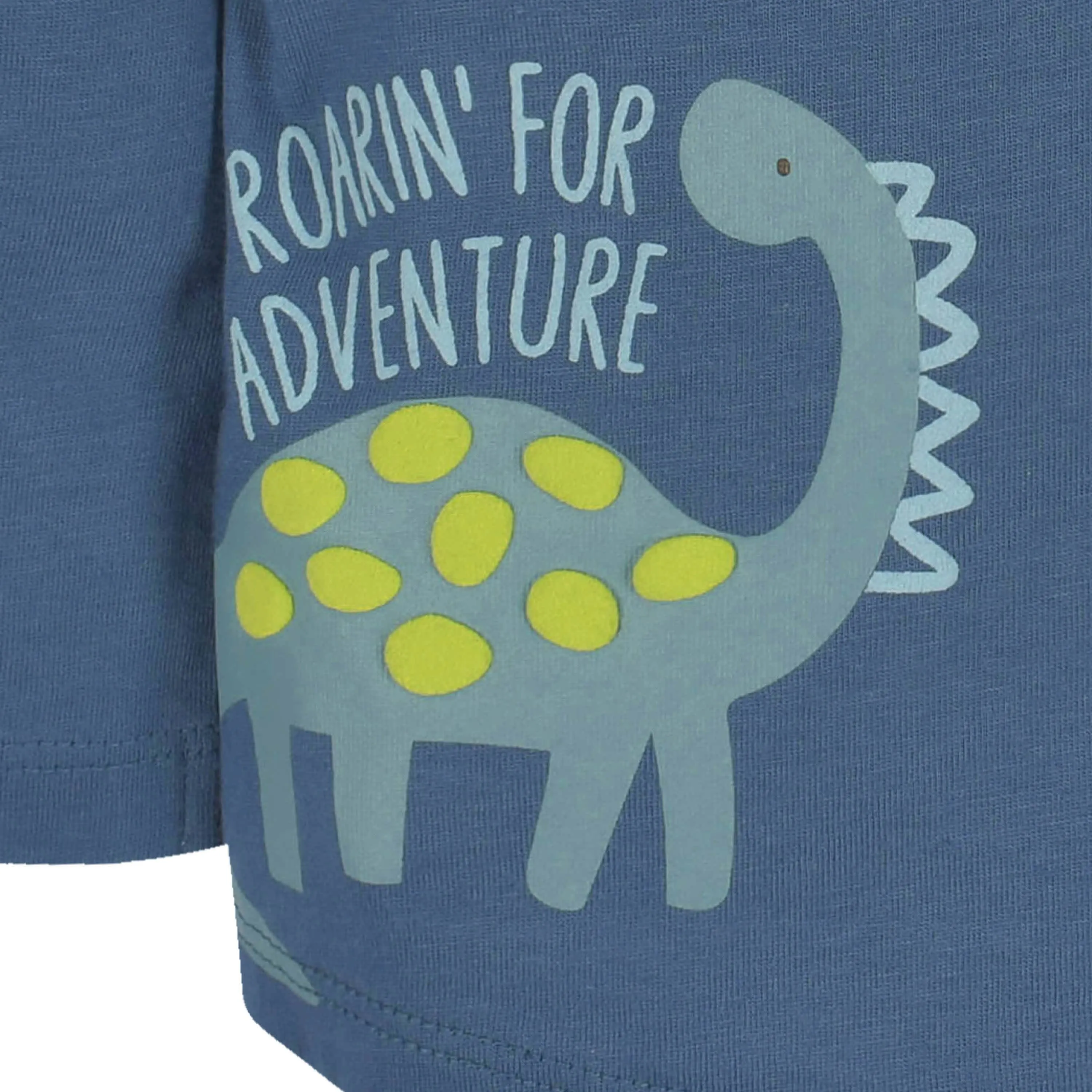 2-Piece Baby & Toddler Boys Navy Dino Long Sleeve Shirt & Jogger Pants Set
