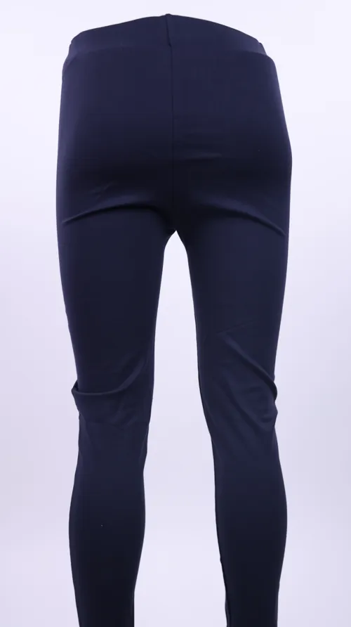 Access navy legging with zippers on the waist