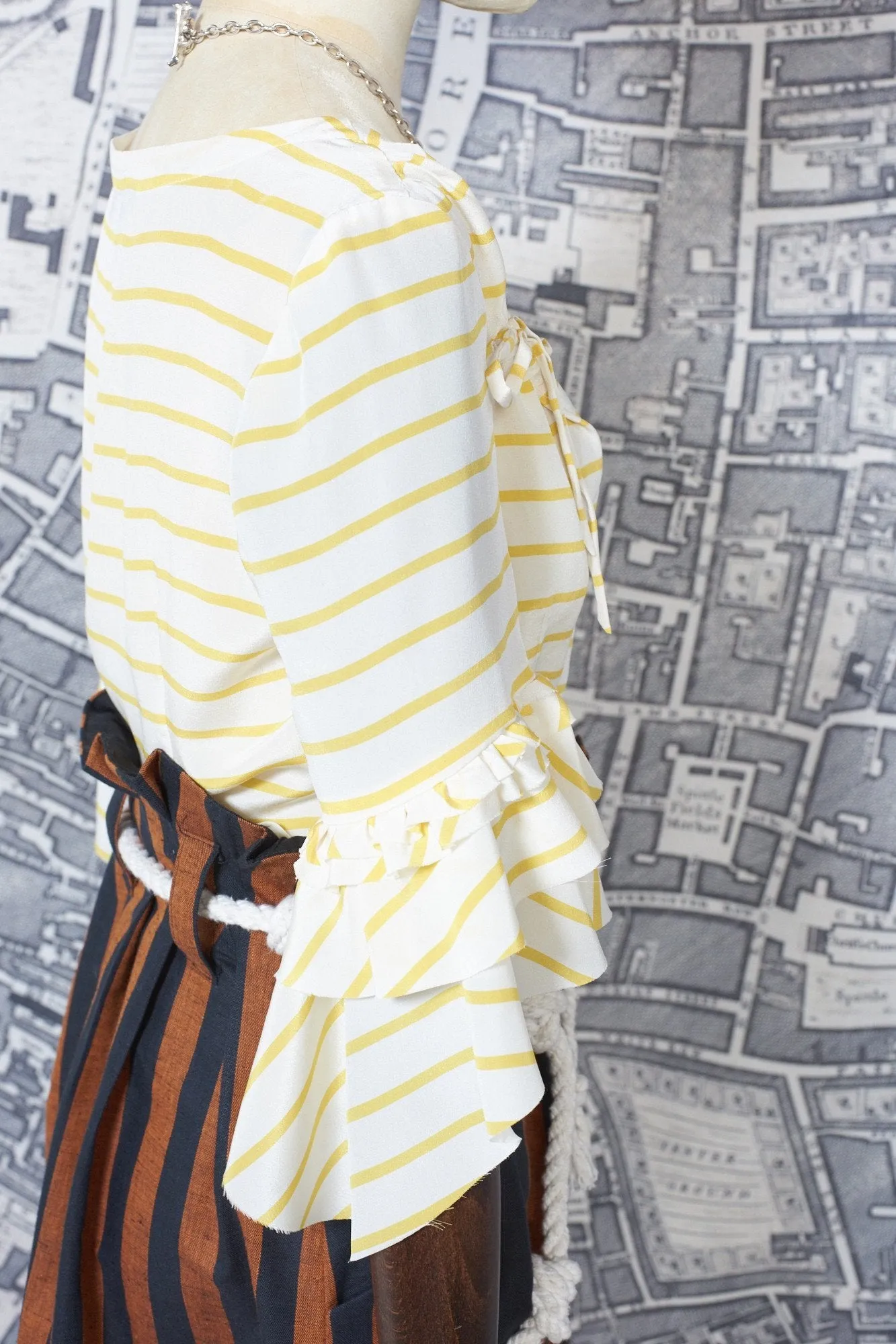 BERGERE BLOUSE IN YELLOW SILK
