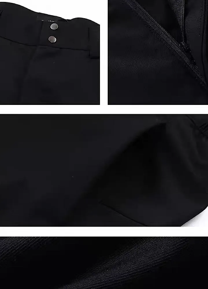 Black Utility Cargo Pants