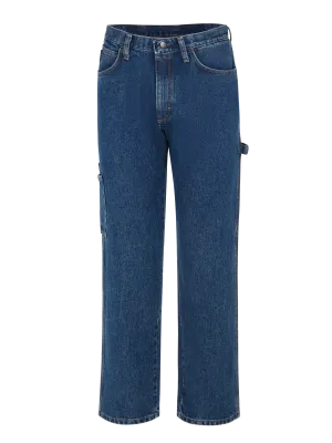 Bulwark Stone Wash Denim Dungaree - Cat 2 - (PEJ8) 4th Color