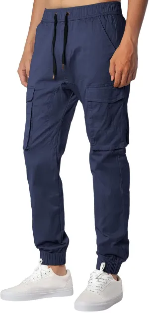 Cargo Sweatpants for Men Big and Tall Safety Cargo Multi-Pocket Hiking Outdoor Recreation Pants Trousers Men's Cargo