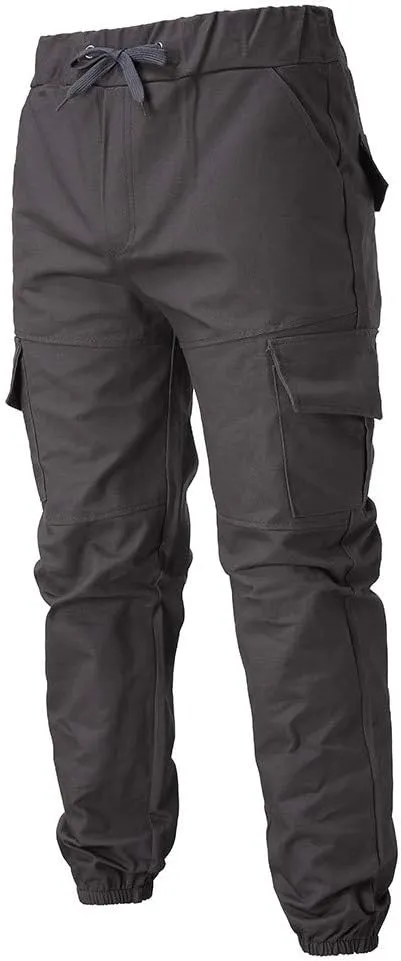 Cargo Sweatpants for Men Cargo Fleece Sweatpants Stretch Elastic Waist Jogger Sports Pants Drawstring Sports Trousers