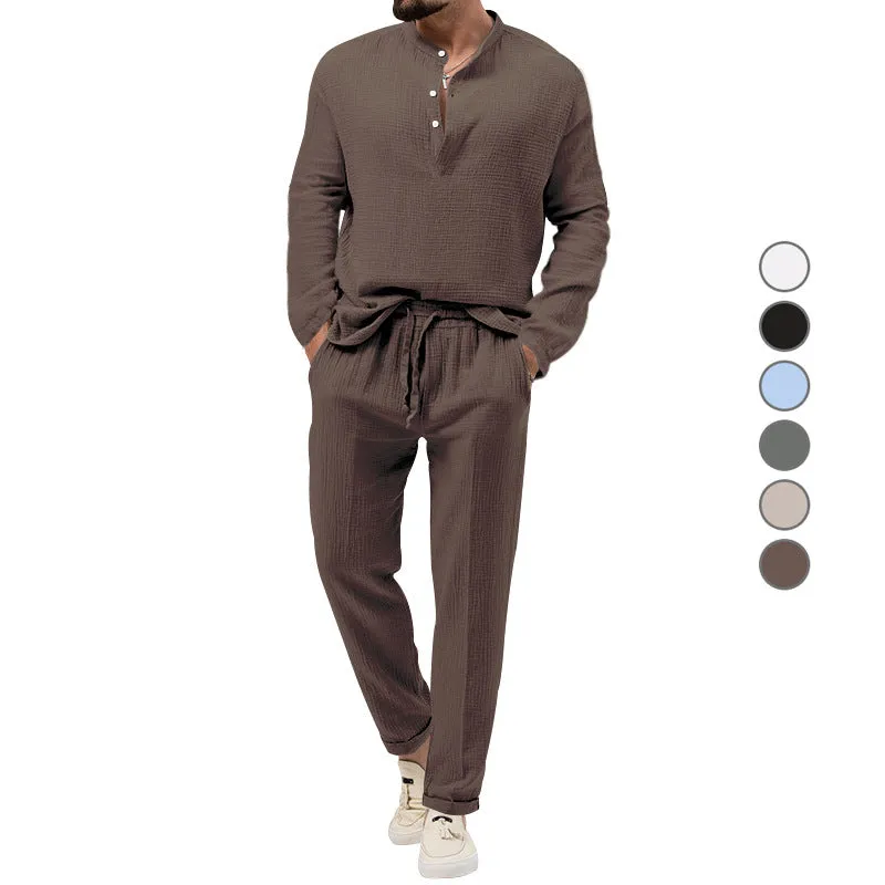 Casual T-Shirt And Pants Suit