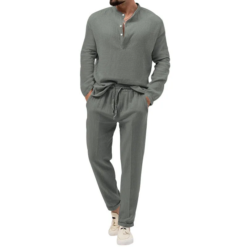 Casual T-Shirt And Pants Suit
