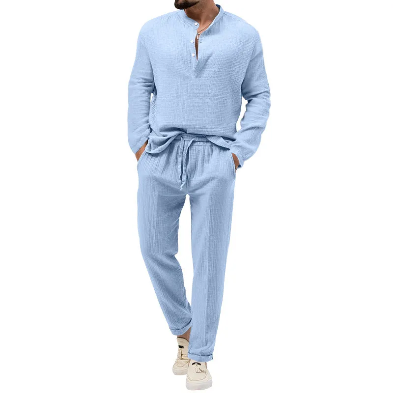 Casual T-Shirt And Pants Suit