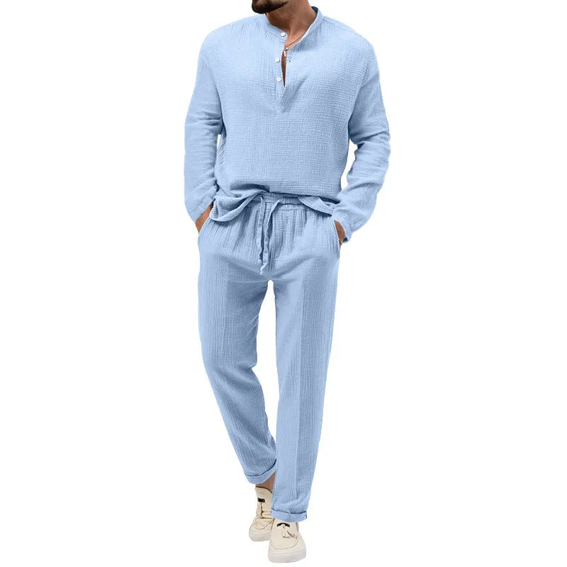 Casual T-Shirt And Pants Suit