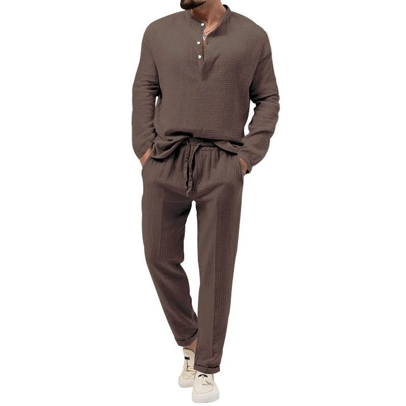 Casual T-Shirt And Pants Suit