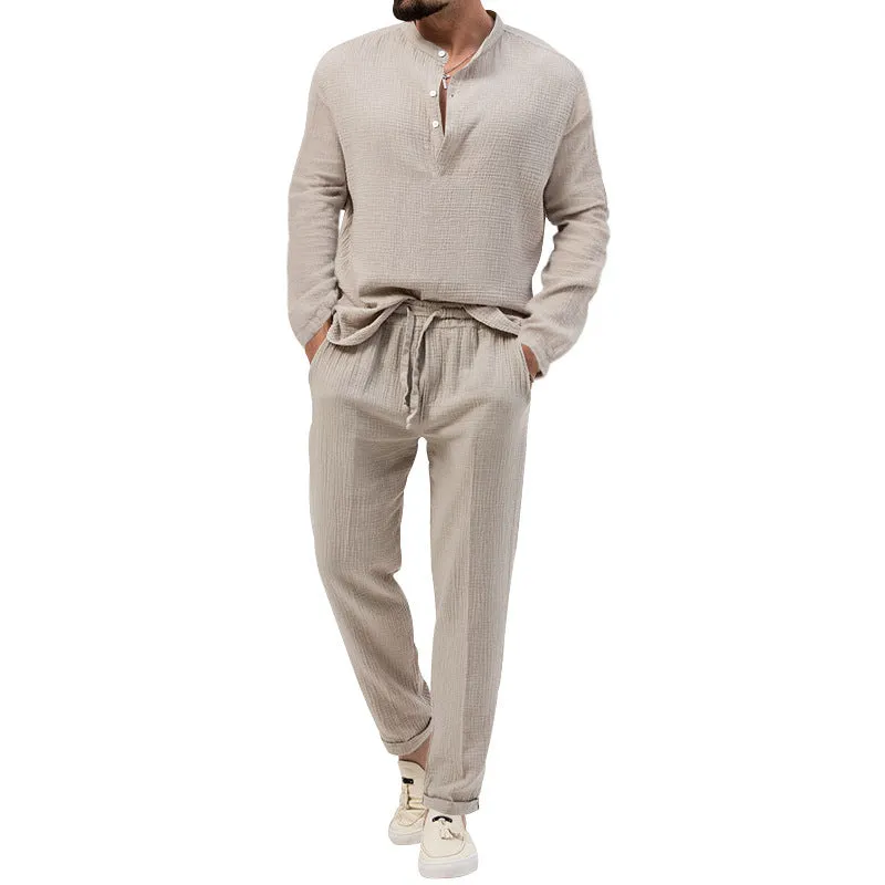 Casual T-Shirt And Pants Suit