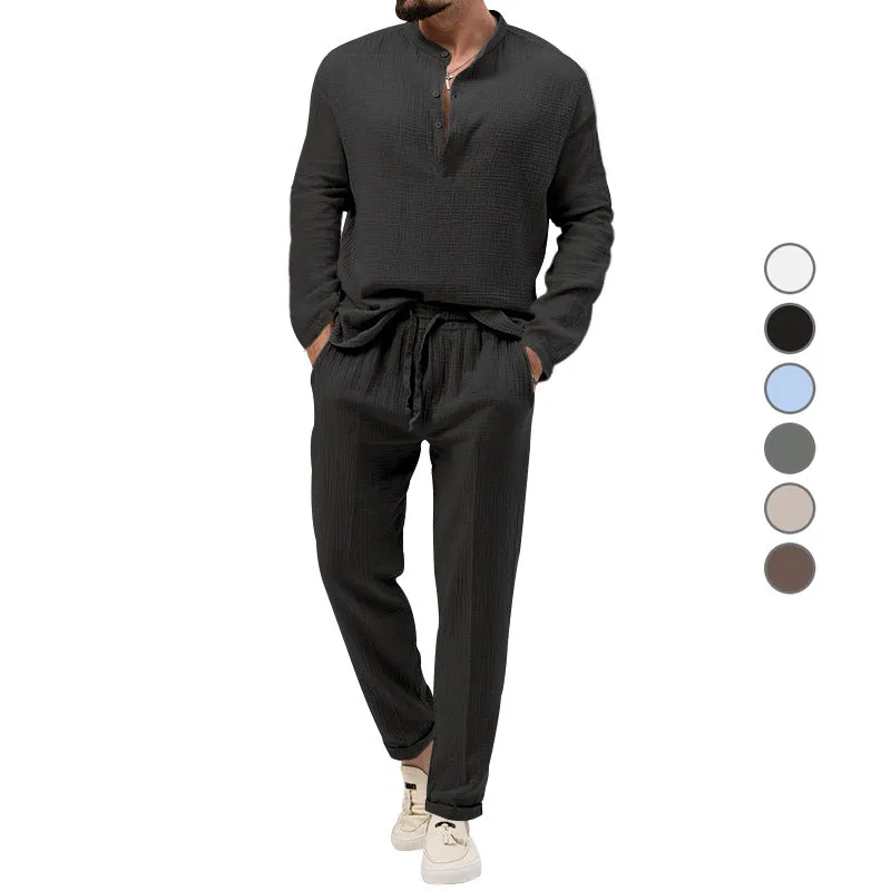 Casual T-Shirt And Pants Suit