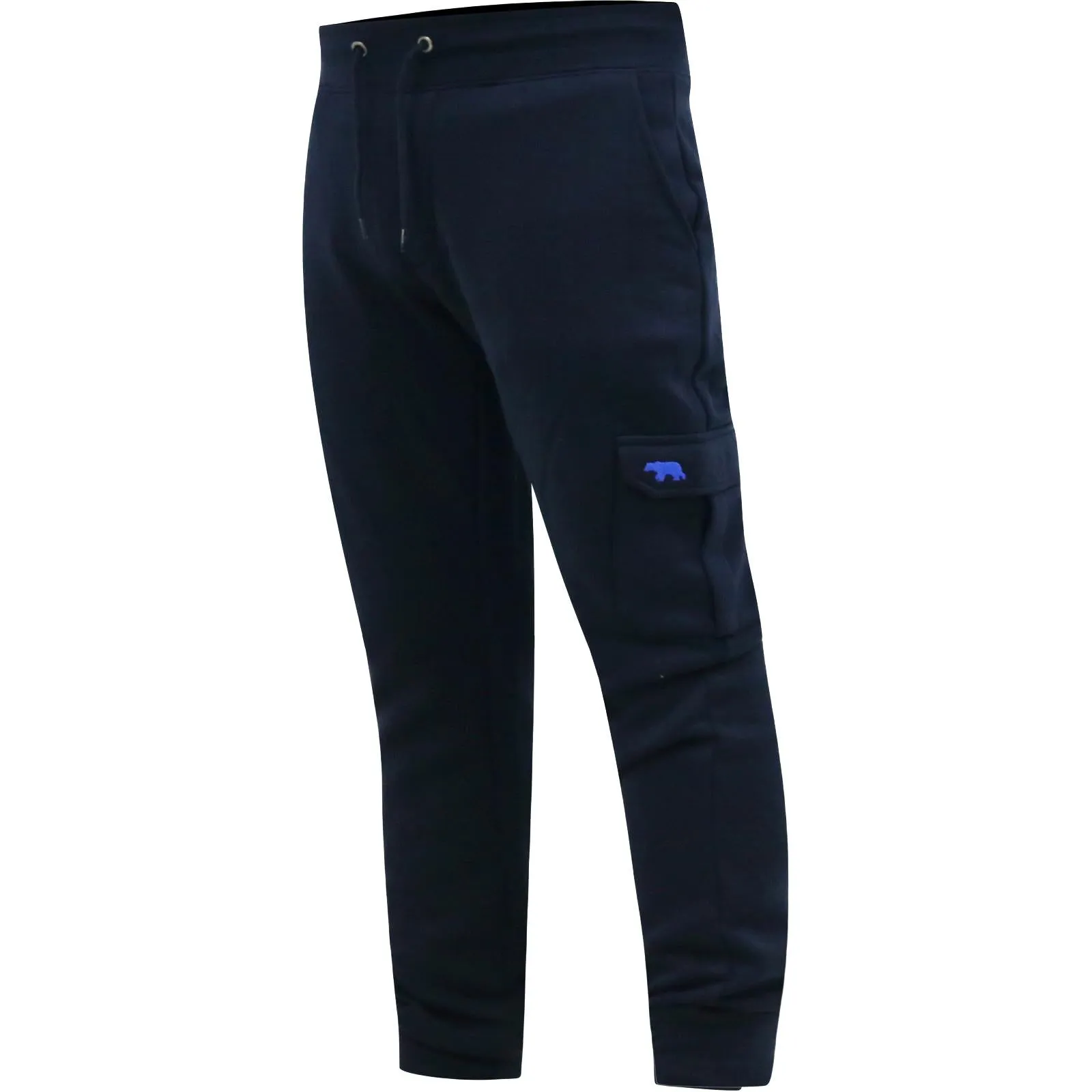 D555 Mens Tilden Big Tall Cargo Pocket Joggers - Navy - 8XL