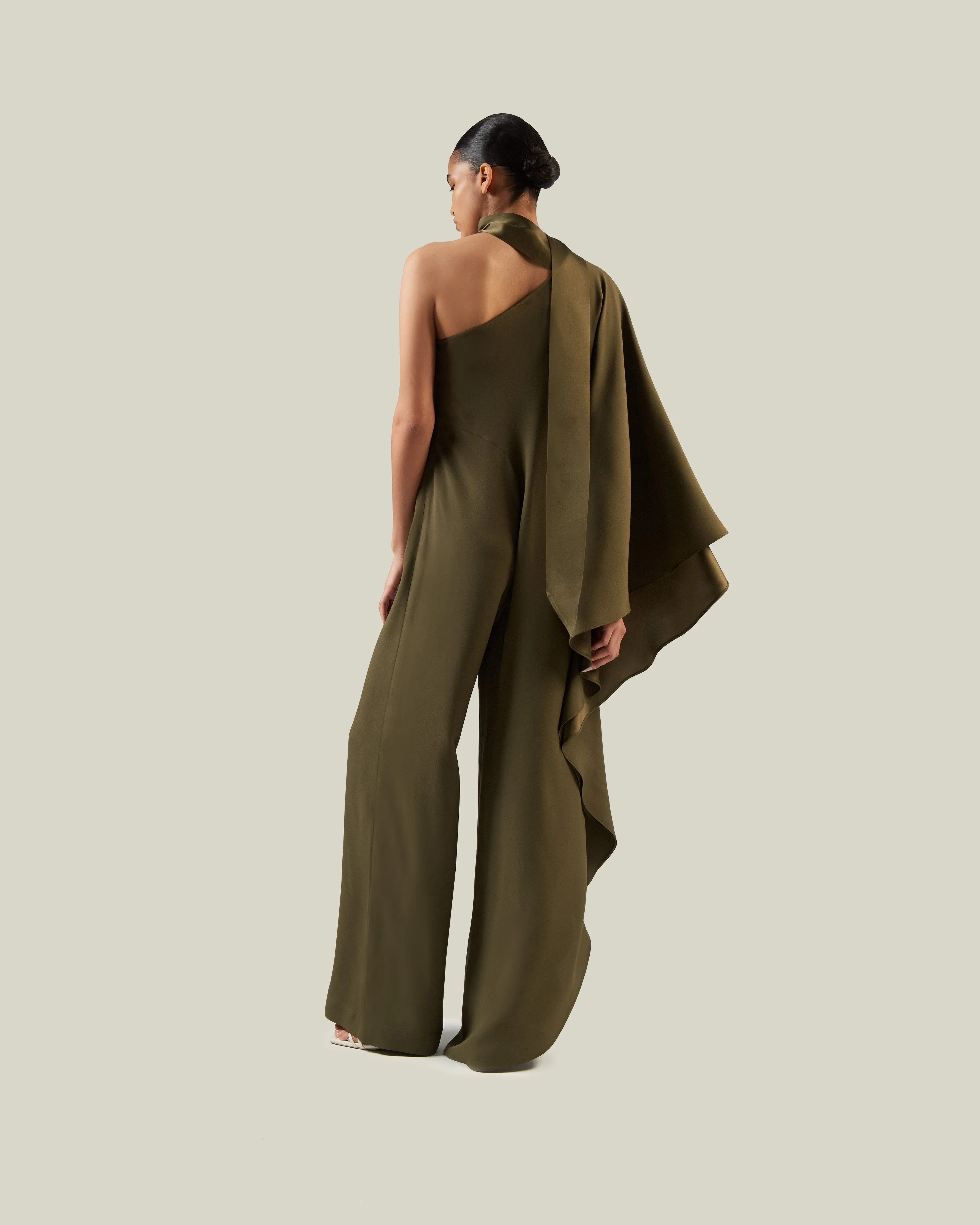 Ebro Jumpsuit in Forest Green