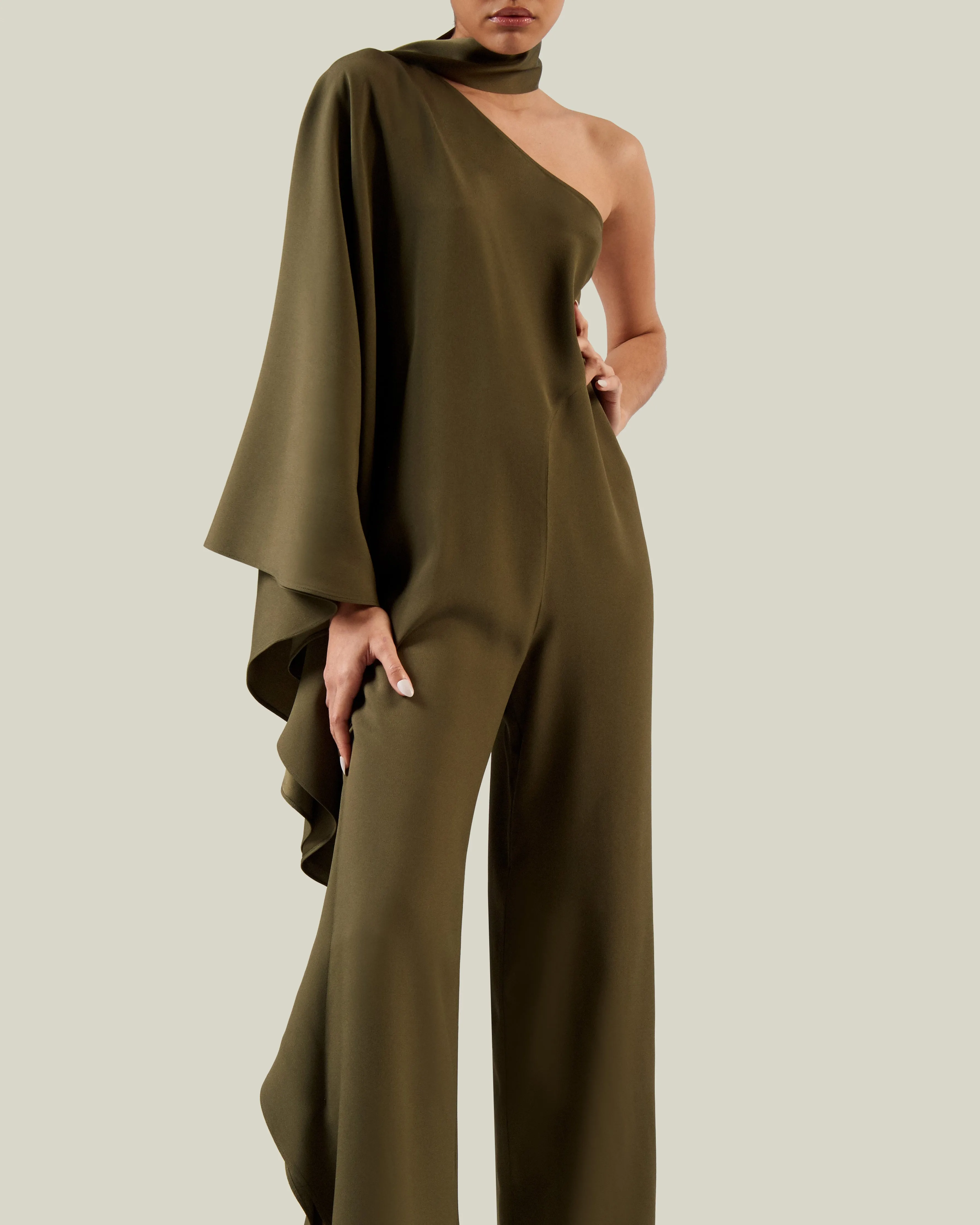 Ebro Jumpsuit in Forest Green