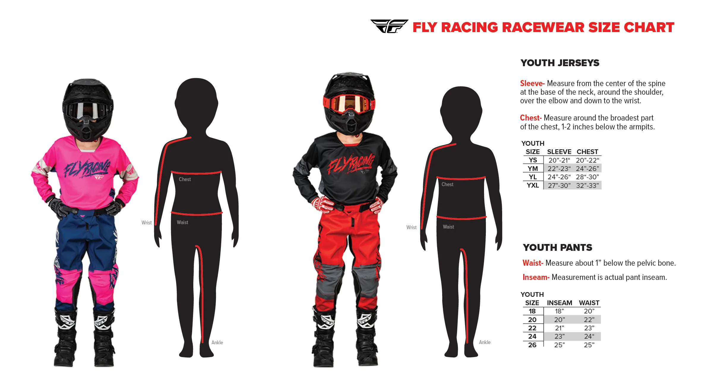 Fly Racing 2024 Kinetic Prodigy Youth Motocross Pants (Charcoal/Neon Green | Size: 26)