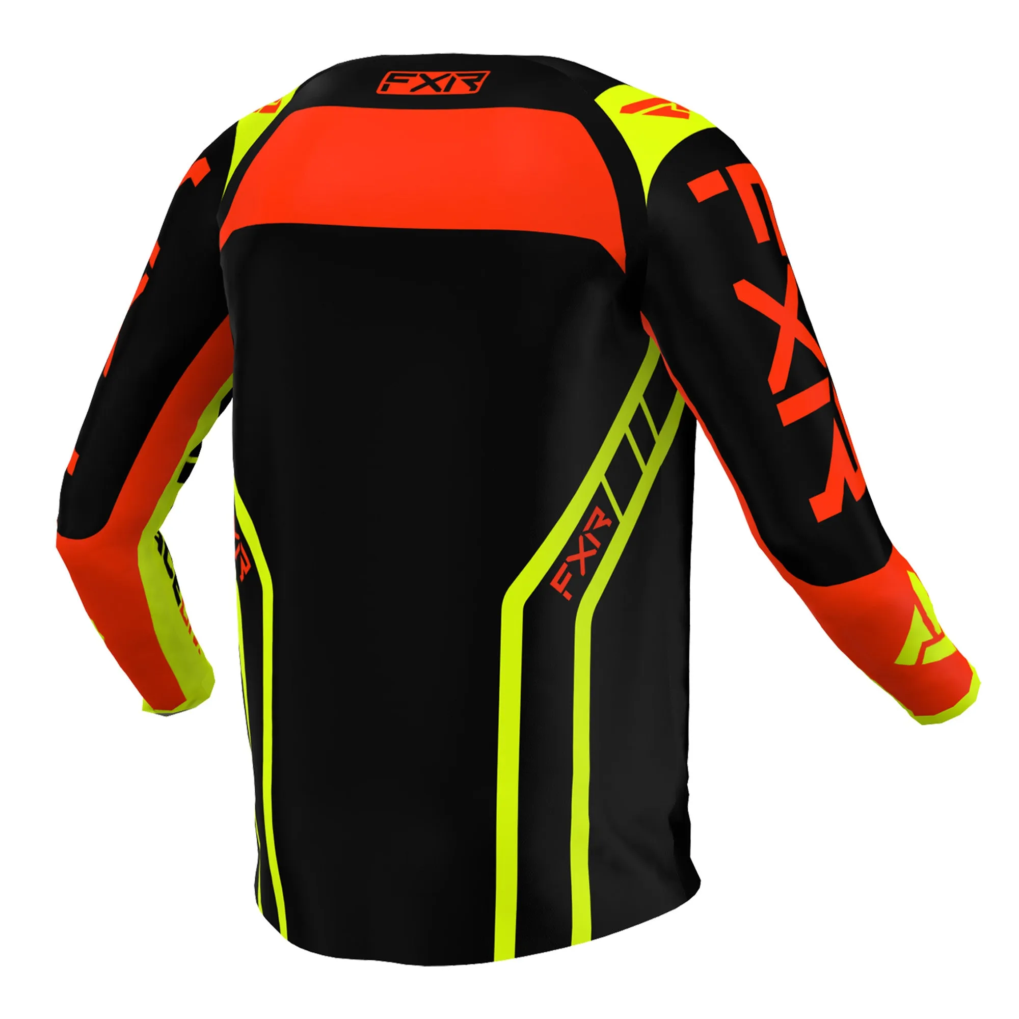 FXR Clutch Pro MX Offroad Pants Black/Nuke Red/HiVis
