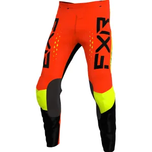 FXR Clutch Pro MX Offroad Pants Black/Nuke Red/HiVis
