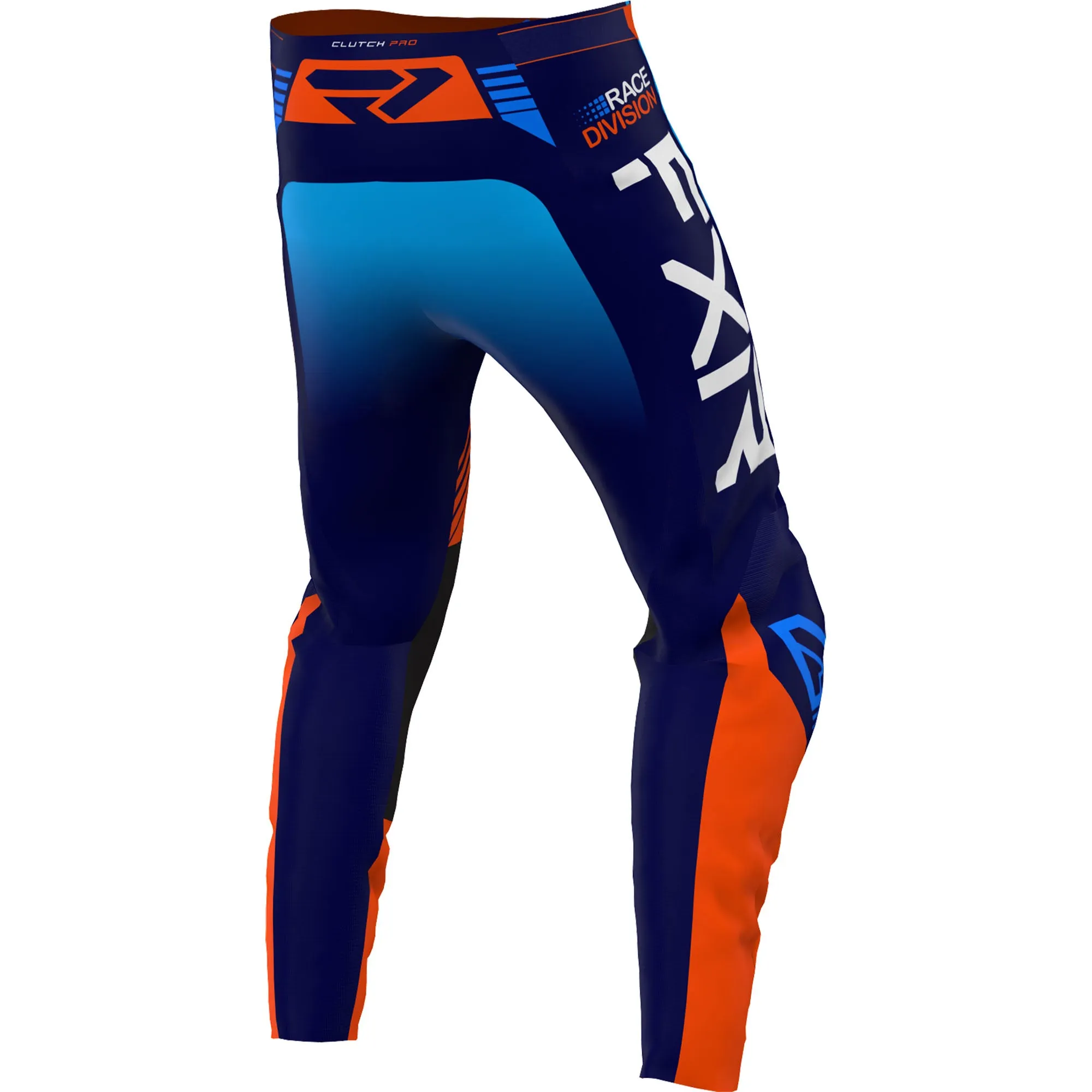 FXR Youth Clutch Pro MX Offroad Pants Orange/Navy