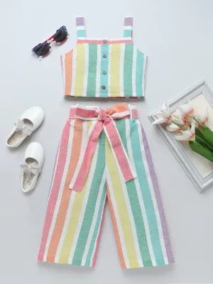 Girls Cotton Top with Palazzo