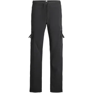 Jack & Jones Junior Black Kane Archer Tech Cargo Pants