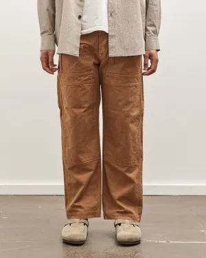 Kapital Unisex Canvas Lumber Pants, Gold
