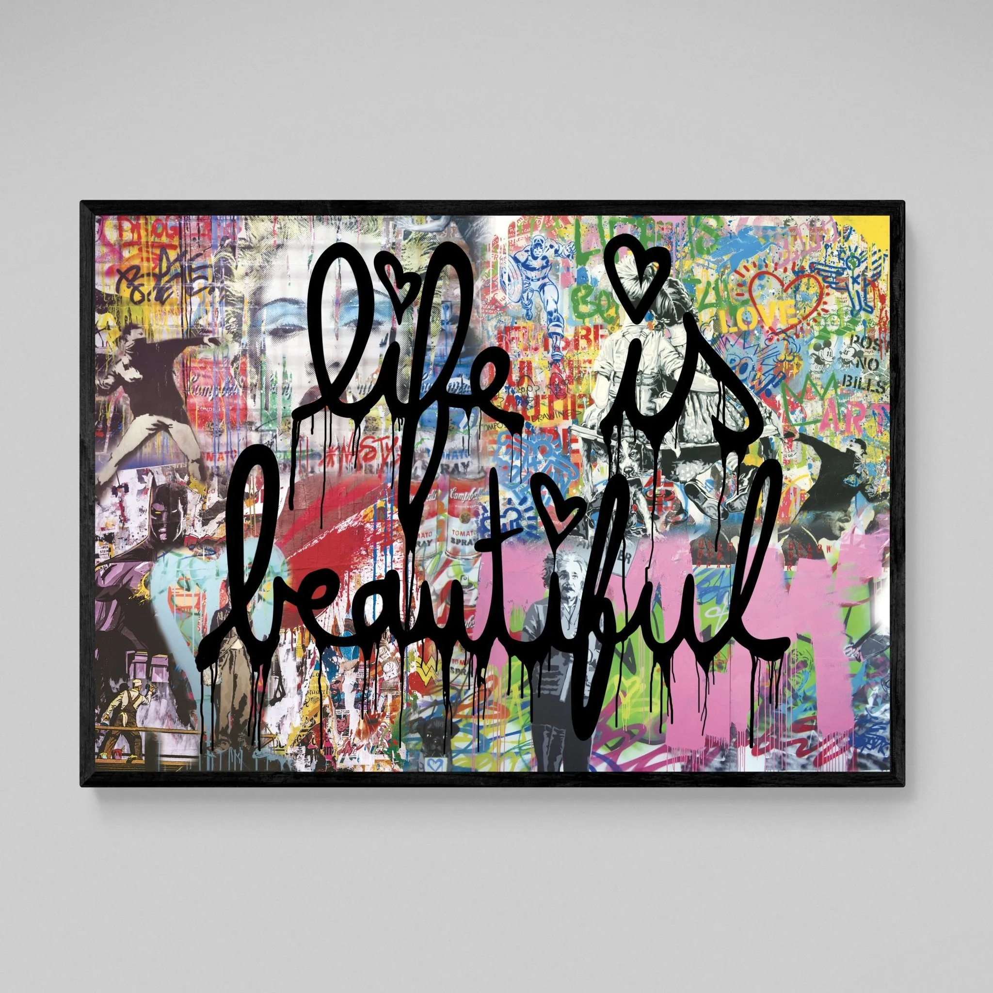 Large Life Is Beautiful Wall Art