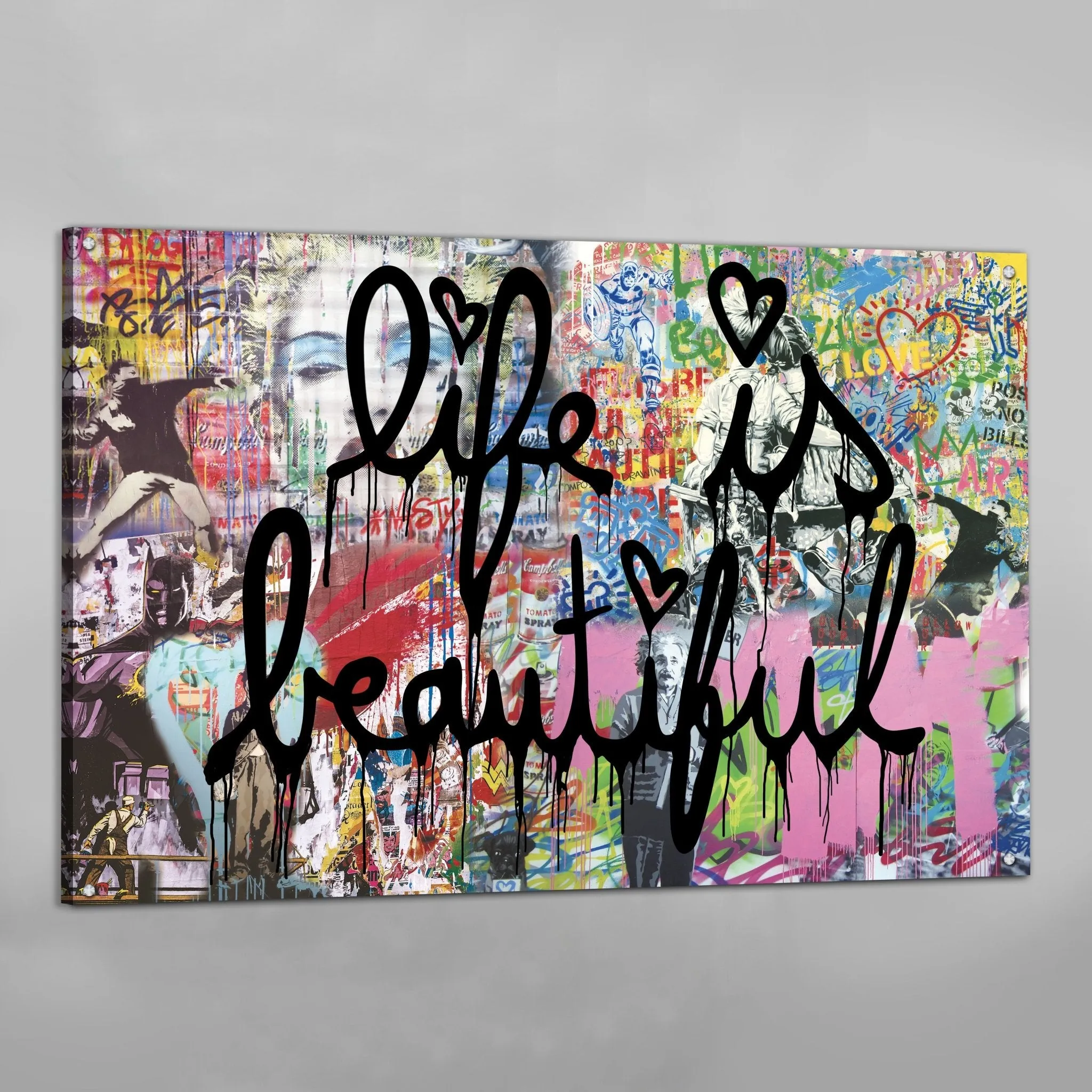 Large Life Is Beautiful Wall Art
