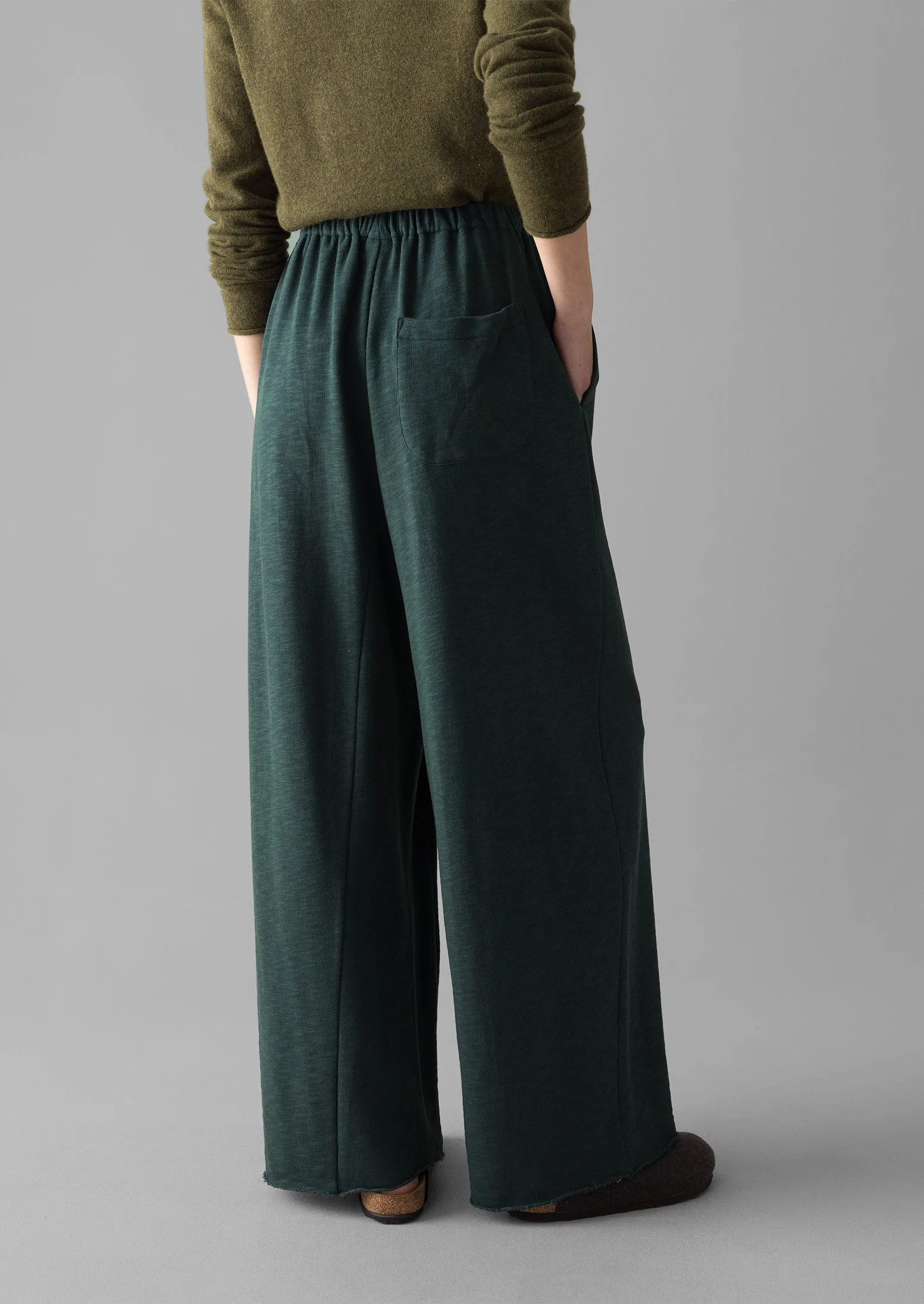 Loopback Jersey Wide Leg Pants | Puck