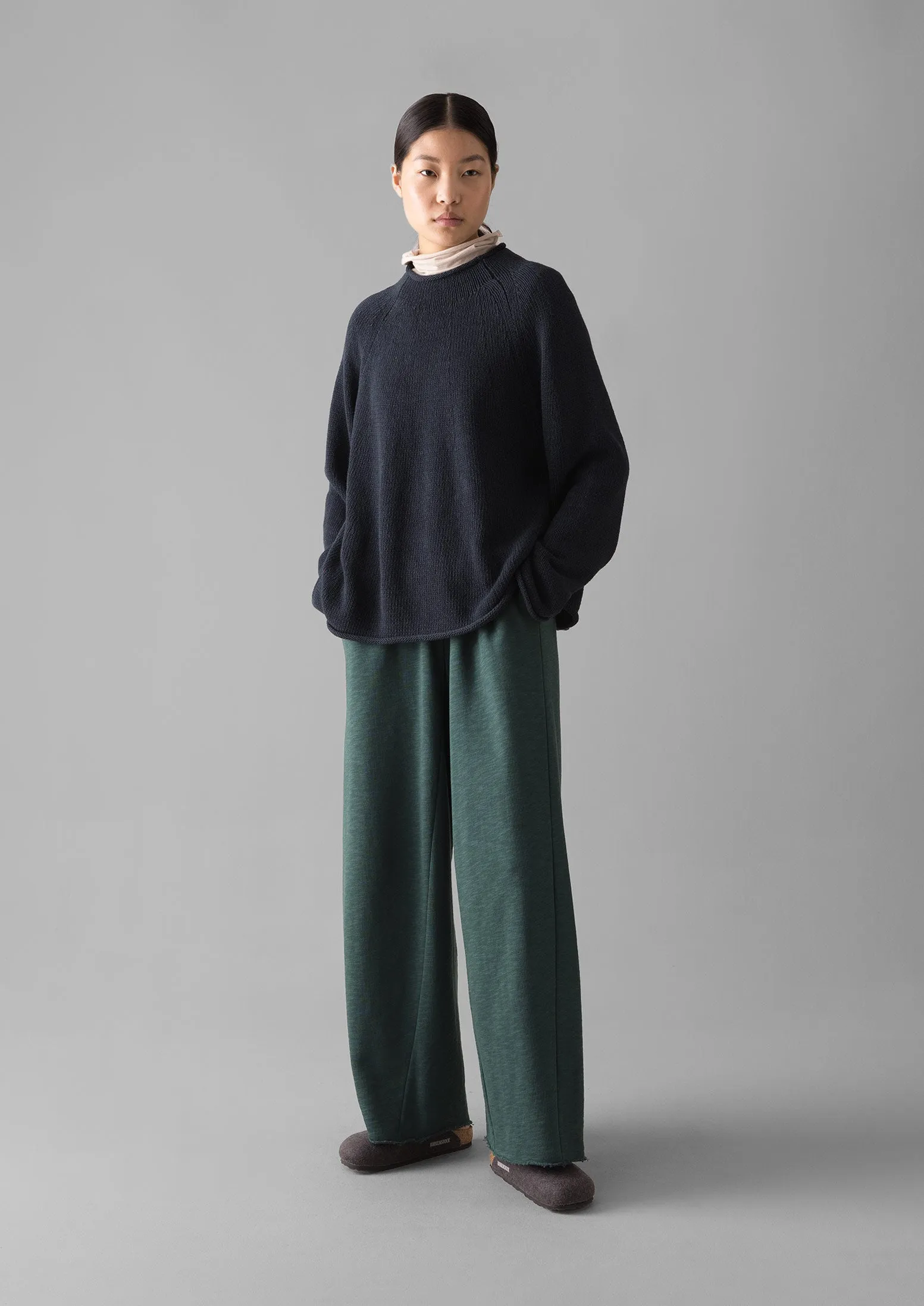 Loopback Jersey Wide Leg Pants | Puck