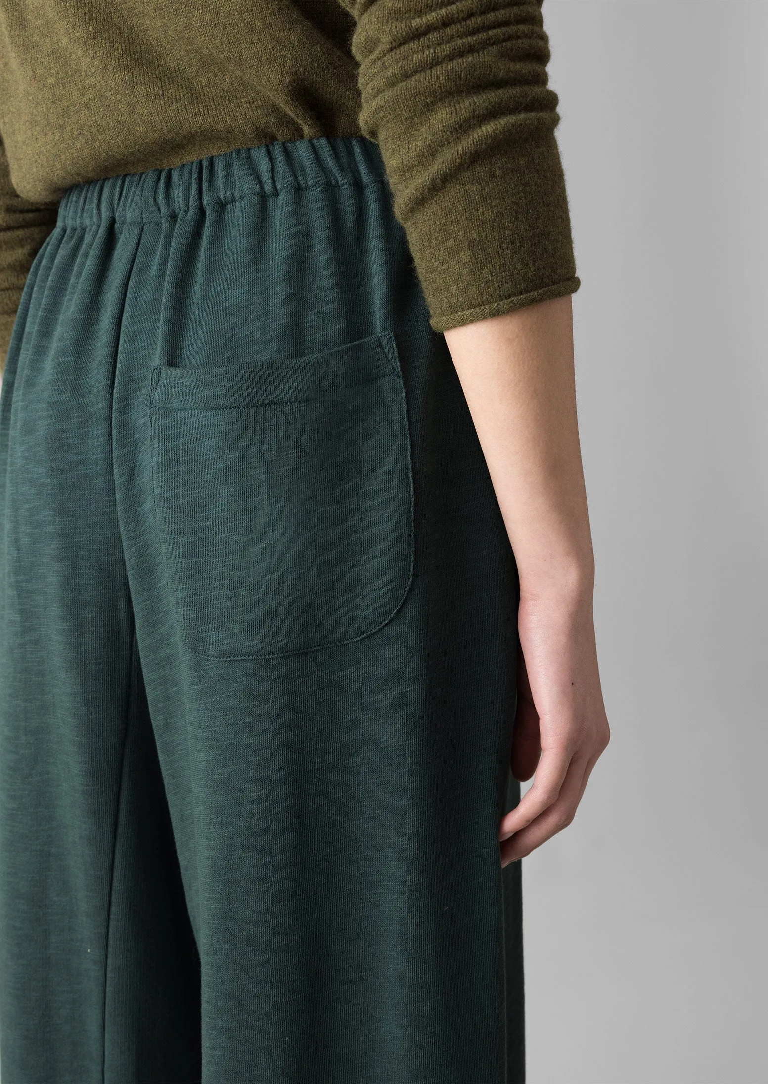 Loopback Jersey Wide Leg Pants | Puck