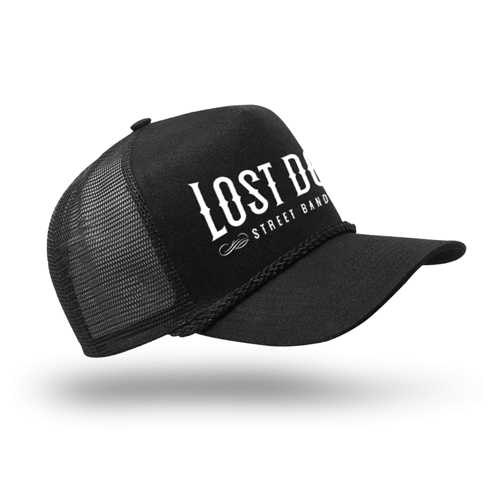 Lost Dog Street Band Embroidered Trucker Hat