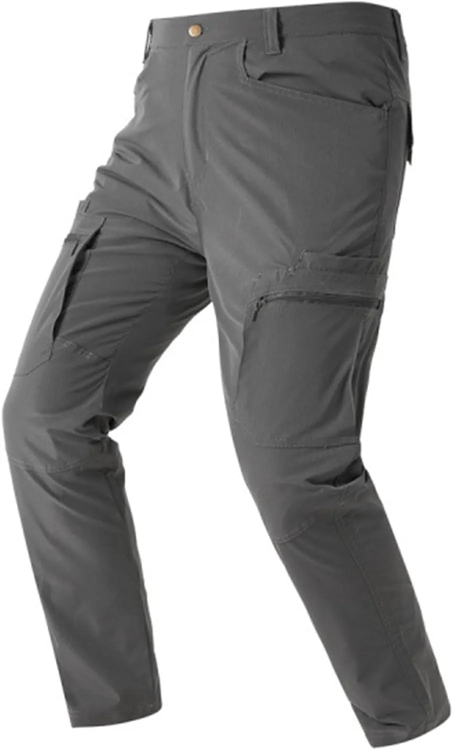 Mens Cargo Pants Slim Fit Men's Hiking Pants Casual Lightweight Joggers Work Pants Multi-Pocket Military Pants