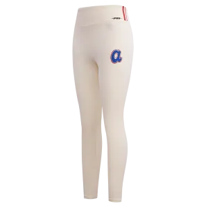 MLB ATLANTA BRAVES RETRO CLASSIC WOMEN'S JERSEY LEGGING (EGGSHELL)