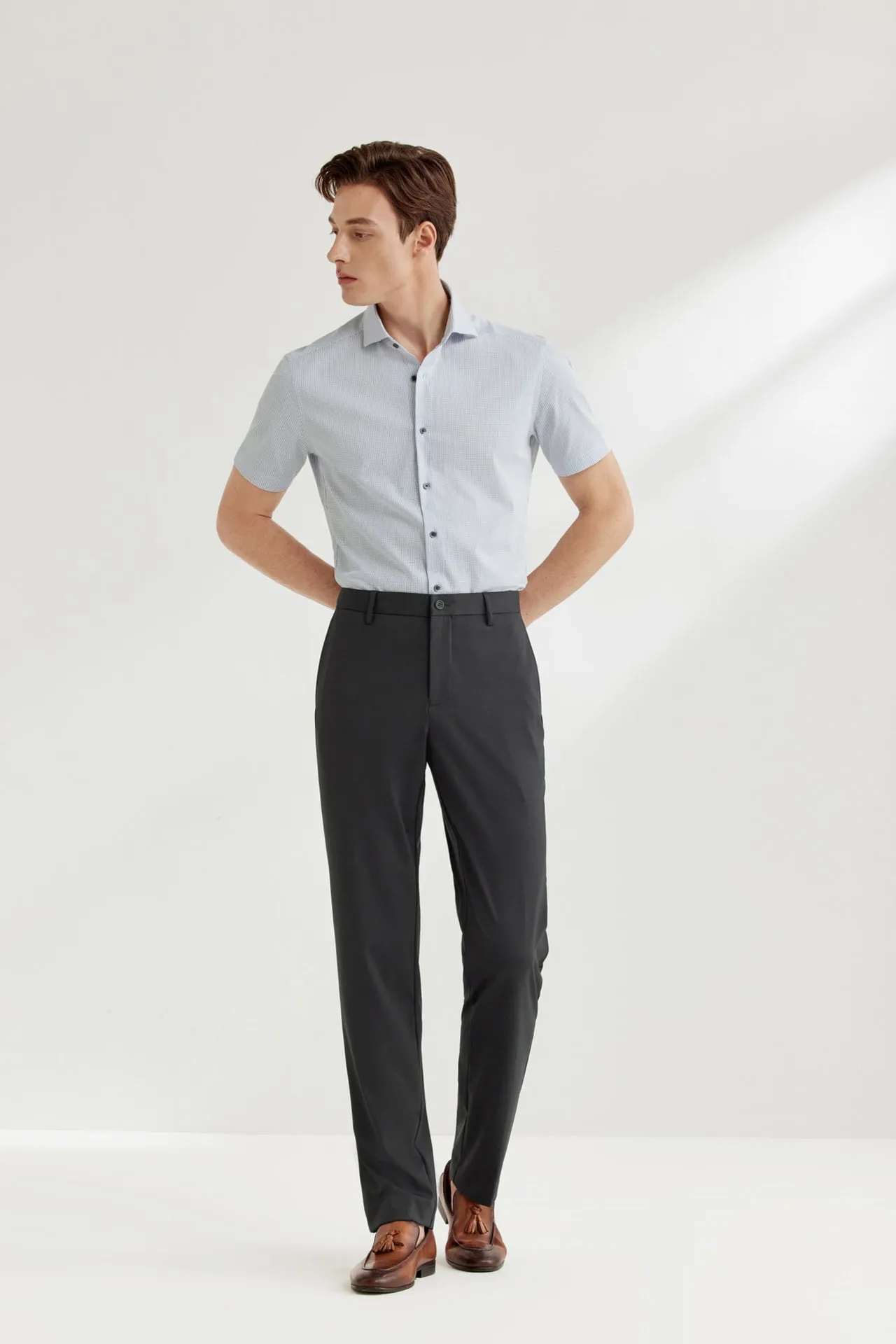 Multi-Way Ultra Stretch Formal Pants in Smart Fit