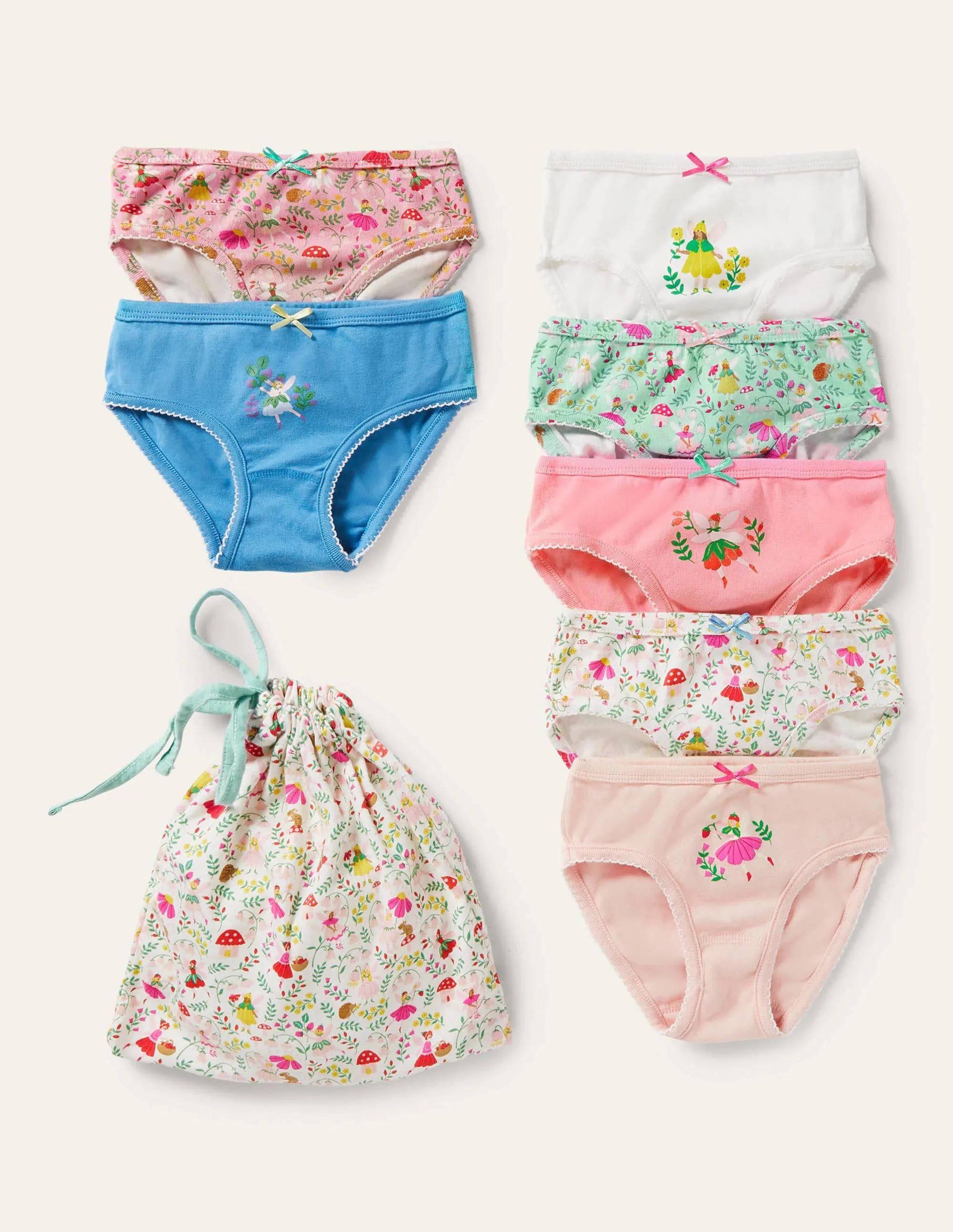 Pants 7 Pack-Multi Fairies