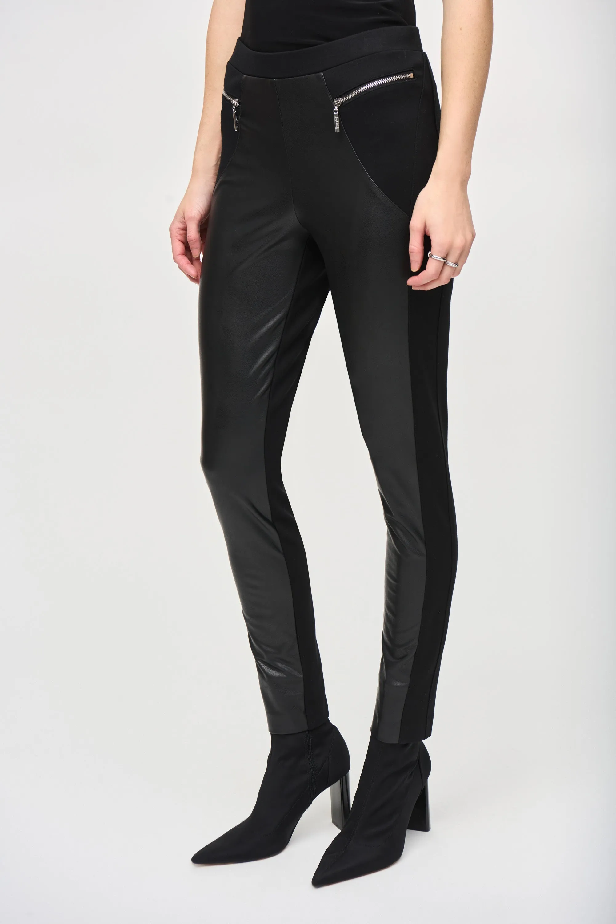 PLEATHER FRONT LEGGING
