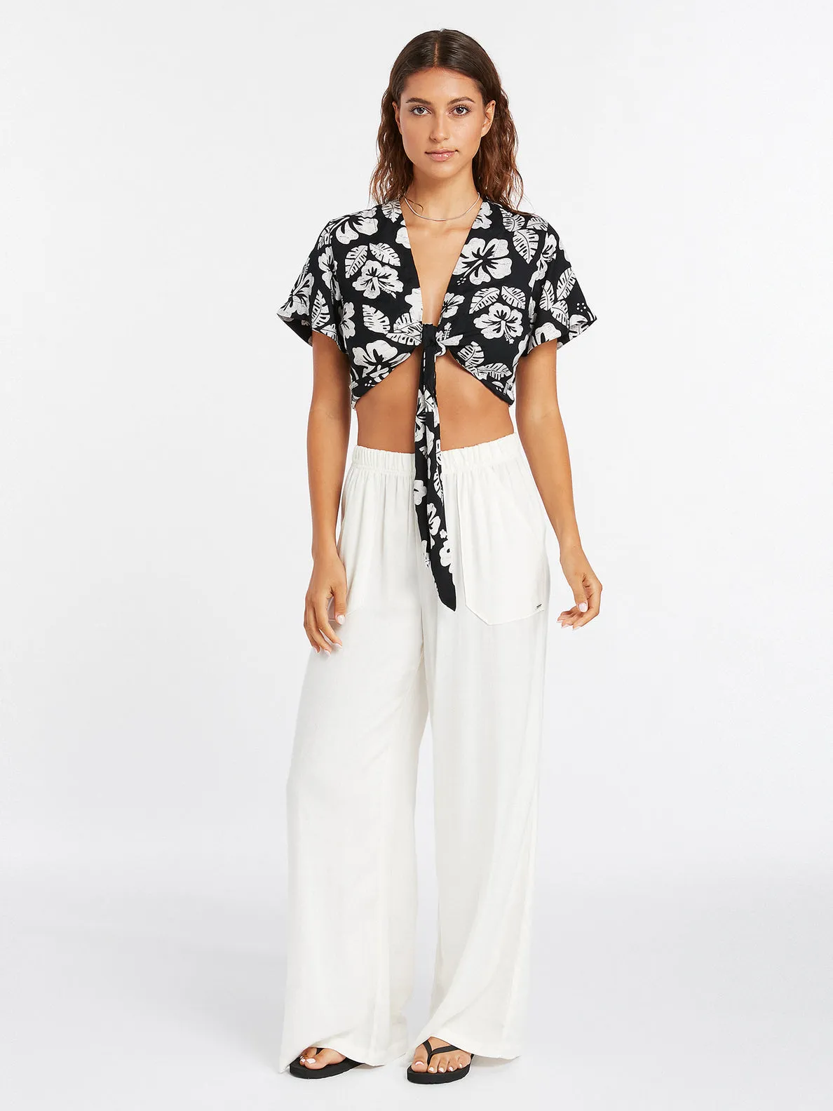 Volcom Coco Ho Pants-Star White