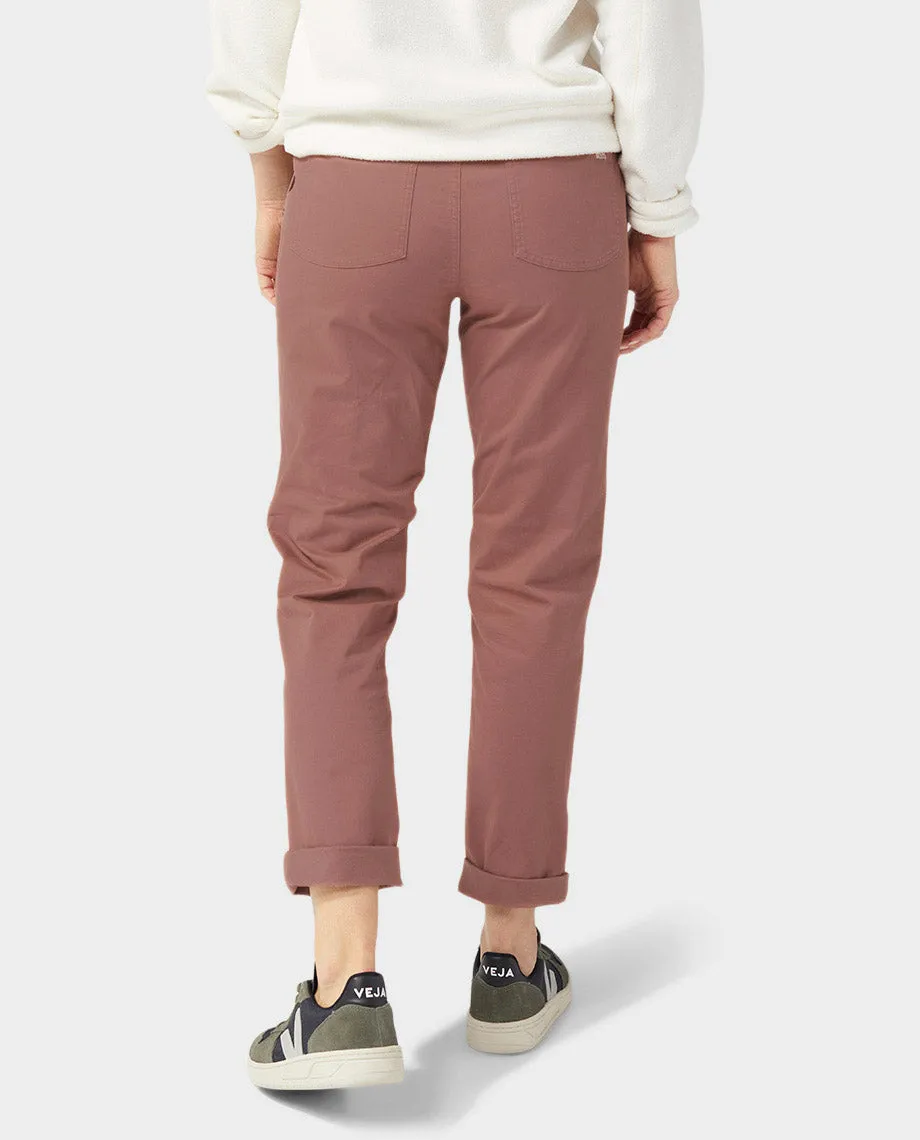 Women's Rivet Twill Carpenter Pant
