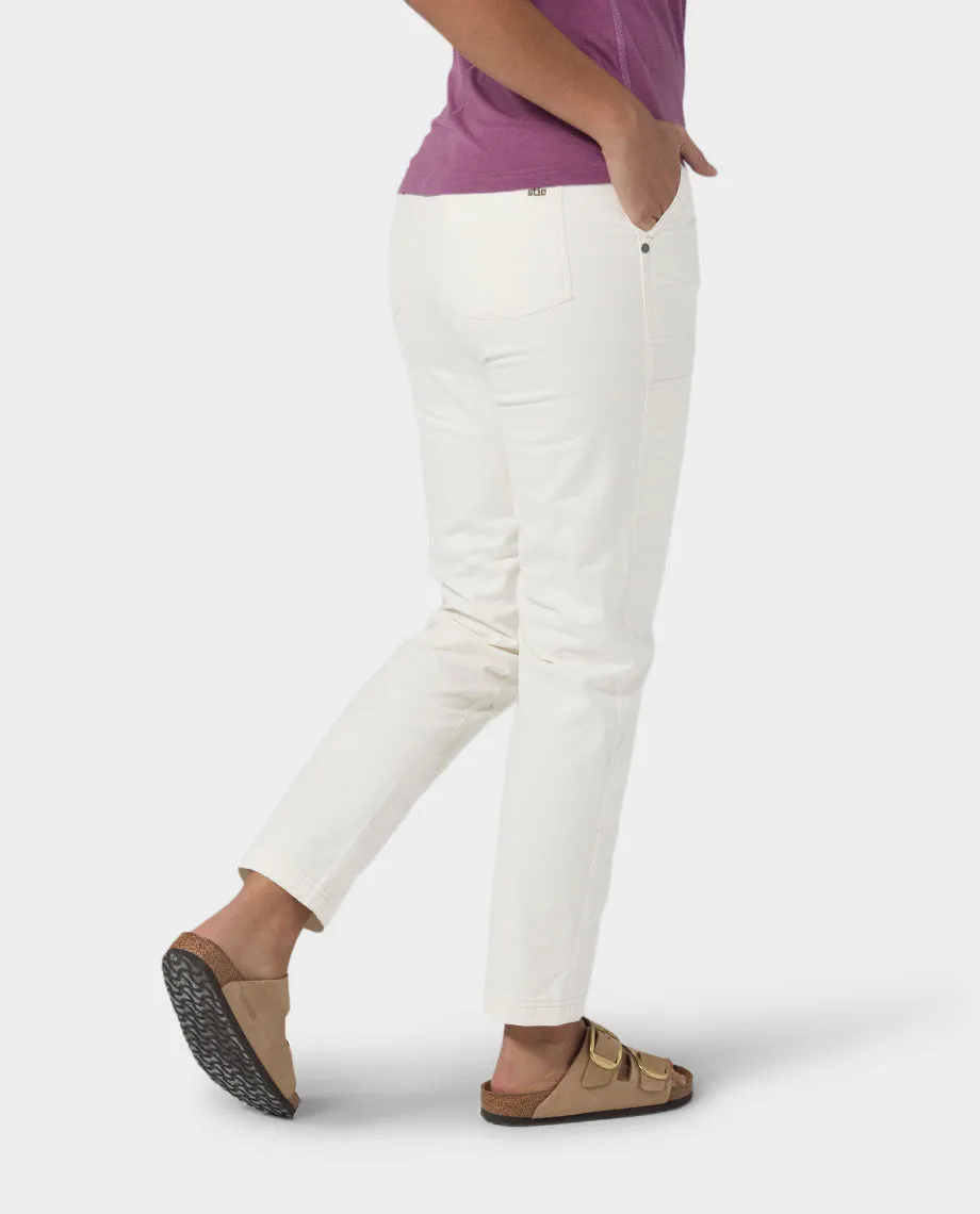 Women's Rivet Twill Carpenter Pant